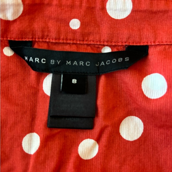MARC JACOBS ADORABLE RED & WHITE POLKA DOT TOP IN GREAT CONDITION. - Picture 10 of 10